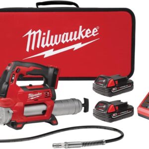 Milwaukee 2646-22CT M18 2-Spd Grease Gun Kit W/2 Cmpt Bat