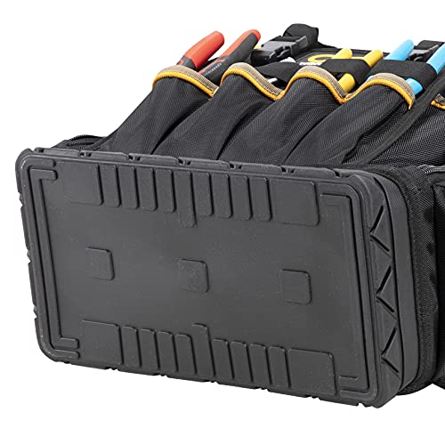 Heavy-Duty CLC Tool Backpack: 38 Pockets, Durable Work Gear, Black/Blue 4 Heavy-Duty CLC Tool Backpack: 38 Pockets, Durable Work Gear, Black/Blue - Image 4