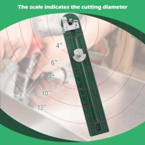 Professional Adjustable Metal Hole Saw: 2-12″ Circle Cutter for HVAC & Roofing