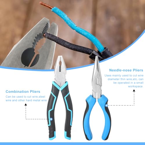 Complete 213-Piece Home Repair Tool Set with Ratchet & Blue Carrying Bag 6 Complete 213-Piece Home Repair Tool Set with Ratchet & Blue Carrying Bag - Image 6