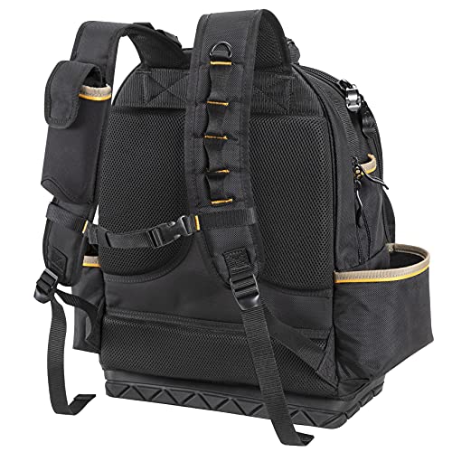 Heavy-Duty CLC Tool Backpack: 38 Pockets, Durable Work Gear, Black/Blue 9 Heavy-Duty CLC Tool Backpack: 38 Pockets, Durable Work Gear, Black/Blue - Image 9