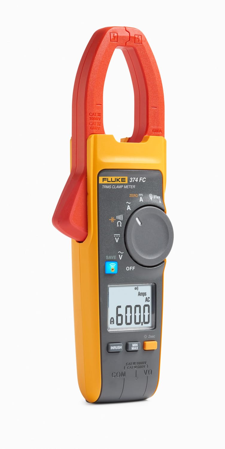 Fluke 374 FC True RMS Wireless Clamp Meter - 600A AC/DC Precision Measurement 5 Fluke 374 FC True RMS Wireless Clamp Meter - 600A AC/DC Precision Measurement - Image 5