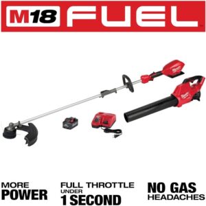 Milwaukee M18 Fuel Cordless String Trimmer & Blower Kit | Battery Powered Yard Tool Set