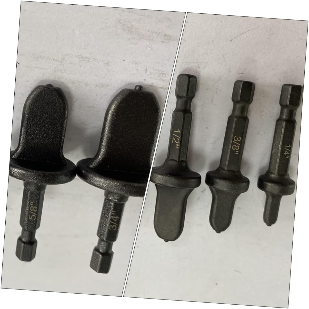 Professional Copper Pipe Swaging Tool Kit: 5PC Flaring Drill Bits for HVAC Plumbing 5 Professional Copper Pipe Swaging Tool Kit: 5PC Flaring Drill Bits for HVAC Plumbing - Image 5