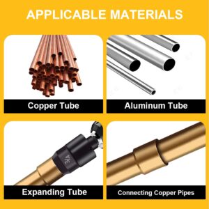Professional HVAC Copper Tube Expander Tool – 5 Sizes, AC Repair Flaring Kit