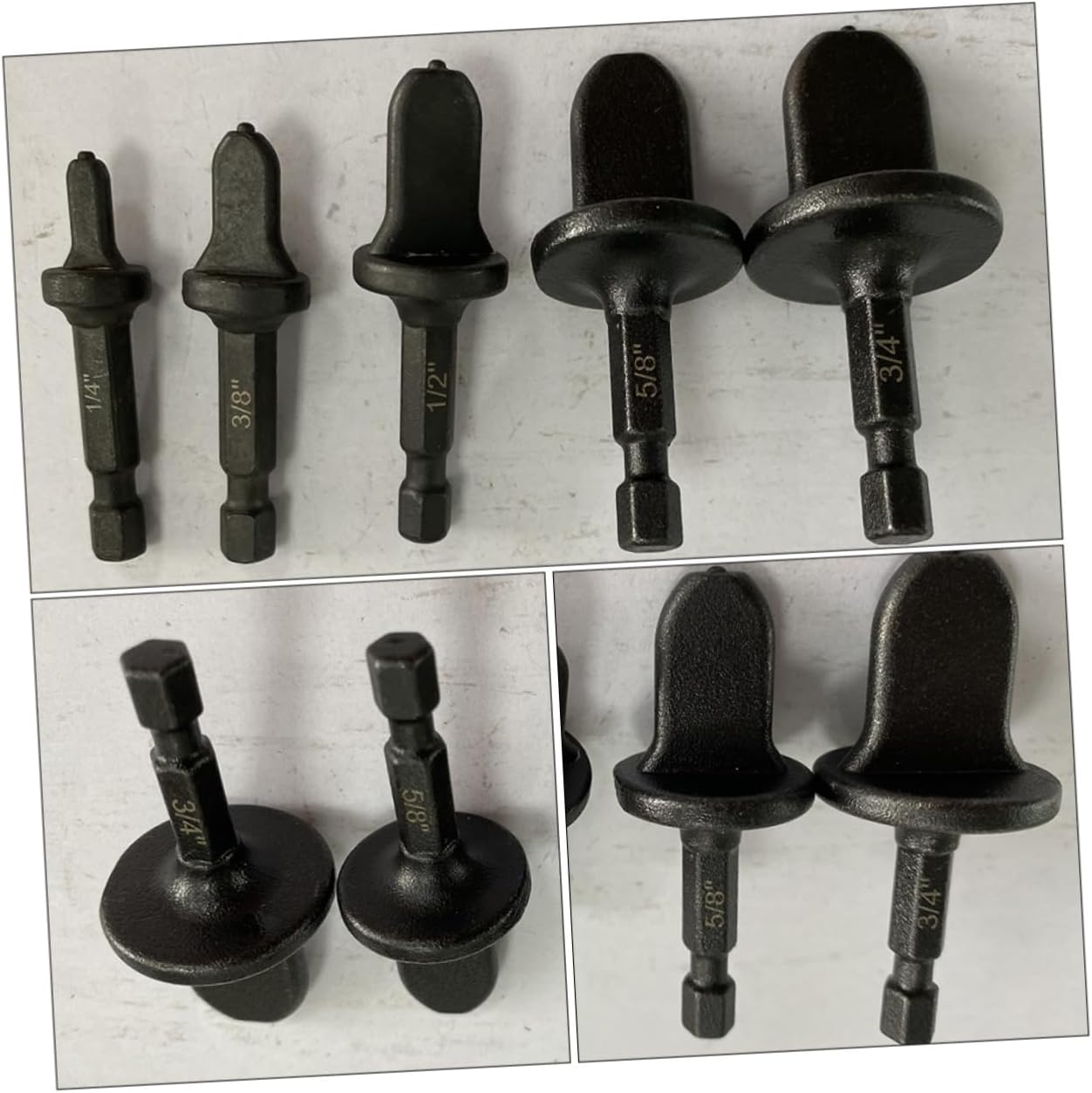 Professional Copper Pipe Swaging Tool Kit: 5PC Flaring Drill Bits for HVAC Plumbing 2 Professional Copper Pipe Swaging Tool Kit: 5PC Flaring Drill Bits for HVAC Plumbing - Image 2