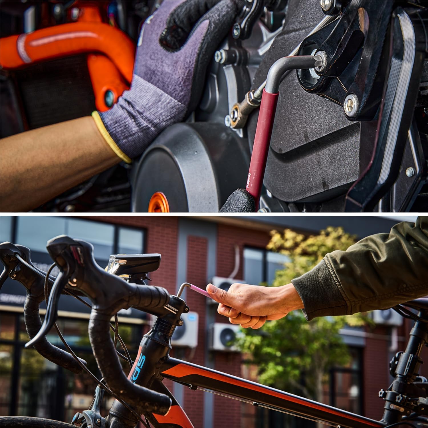 Toolant 22-Piece Allen Wrench Set: Metric & SAE Hex Keys with Ball End 8 Toolant 22-Piece Allen Wrench Set: Metric & SAE Hex Keys with Ball End - Image 8