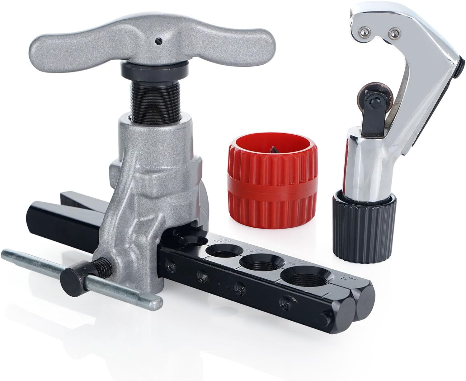 Professional HVAC Flaring Tool Kit | 7 Dies 3/16"-3/4" | 45° Heavy Duty Cone Cutter Reamer 7 Professional HVAC Flaring Tool Kit | 7 Dies 3/16"-3/4" | 45° Heavy Duty Cone Cutter Reamer - Image 7