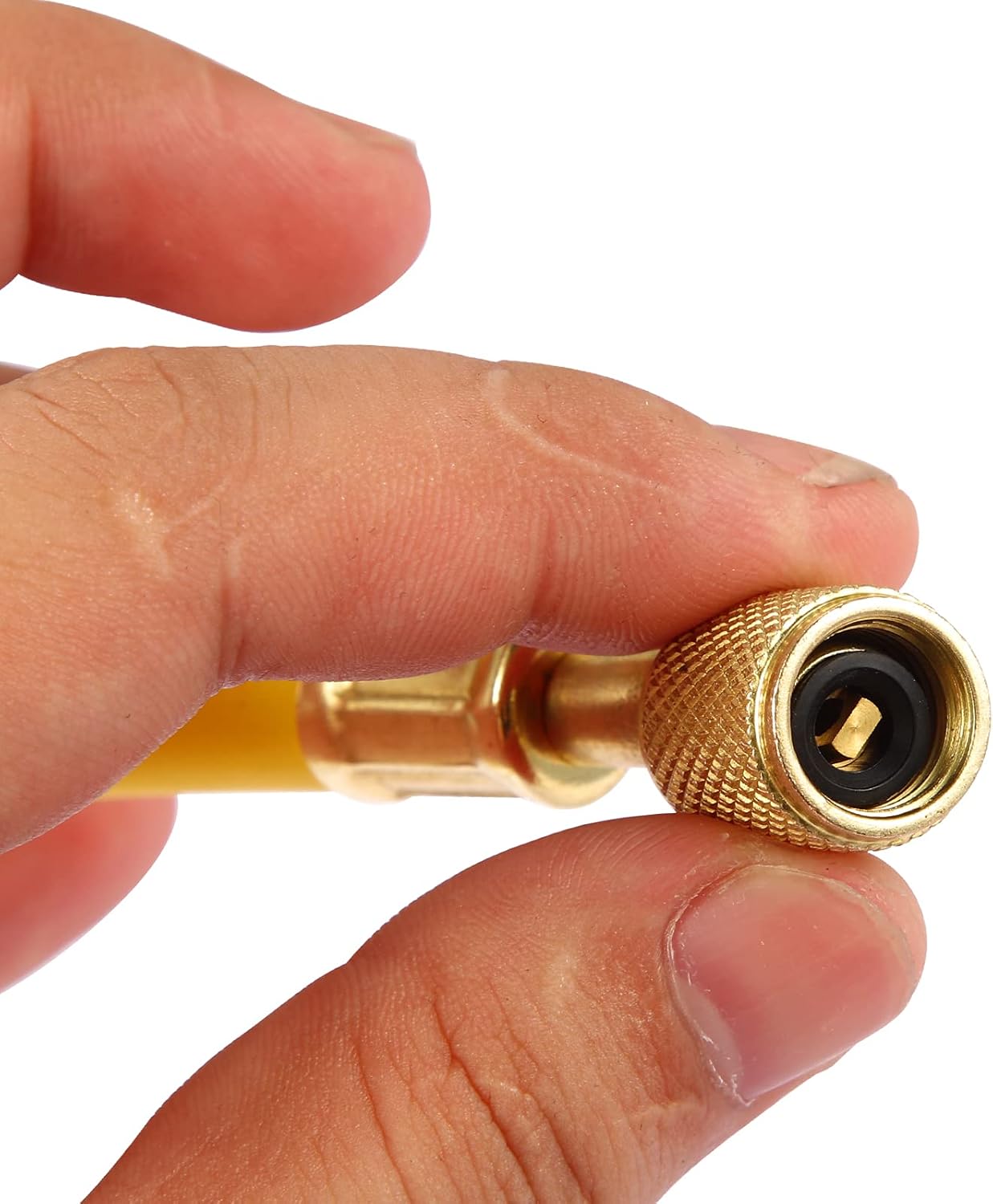 Professional AC Manifold Gauge Hose Set for R410a R22 R134a R404a Refrigerant 4 Professional AC Manifold Gauge Hose Set for R410a R22 R134a R404a Refrigerant - Image 4