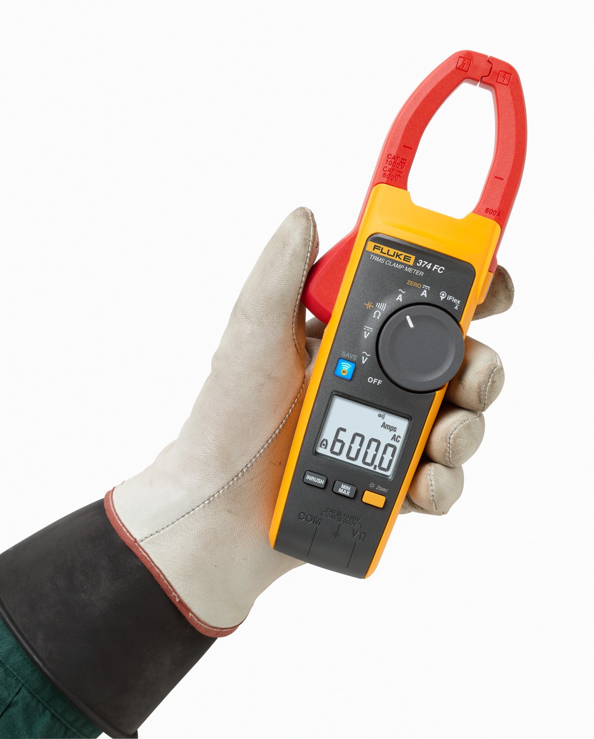 Fluke 374 FC True RMS Wireless Clamp Meter - 600A AC/DC Precision Measurement 3 Fluke 374 FC True RMS Wireless Clamp Meter - 600A AC/DC Precision Measurement - Image 3