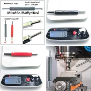 Professional R134a R12 A/C Valve Core Removal Tool – Stainless Steel Dual Head HVAC Remover for Cars, Trucks, Motorcycles