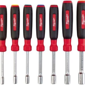 Milwaukee Heavy-Duty 7pc SAE Magnetic Nut Driver Set – Professional Grade Tools