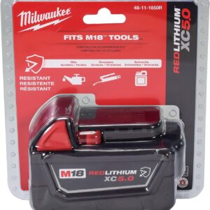 Milwaukee M18 18V 5Ah XC Extended Capacity Battery 2-Pack | High-Performance Lithium-Ion
