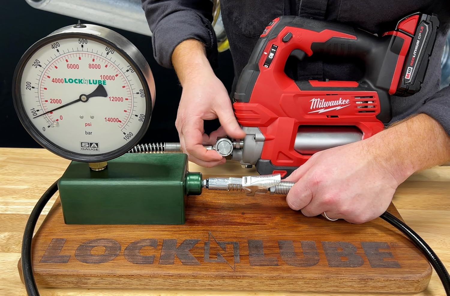 LockNLube Universal Grease Gun Pressure Relief Valve | Easy Hose Disconnect 6 LockNLube Universal Grease Gun Pressure Relief Valve | Easy Hose Disconnect - Image 6