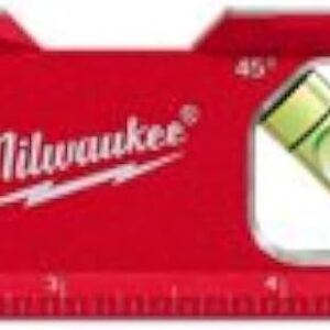 Milwaukee 7 in. Aluminum Magnetic Compact Torpedo Level 3 vial