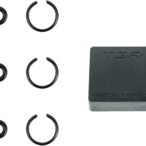 TOOLGUY REPUBLIC 3/8" Impact Retaining Ring Clip with O-Ring fits Milwaukee Type Wrenches - 3 Sets