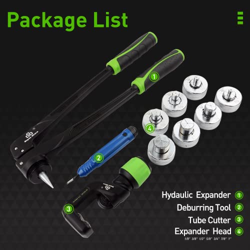 Super Stars 7-Head Copper Pipe Expander Kit with Cutter Tool 6 Super Stars 7-Head Copper Pipe Expander Kit with Cutter Tool - Image 6