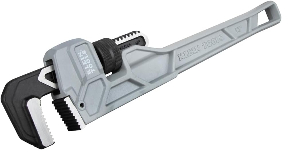 Klein Tools 18-Inch Heavy Duty Pipe Wrench 2.5-Inch Jaw Capacity 1 hvac tools hilmor