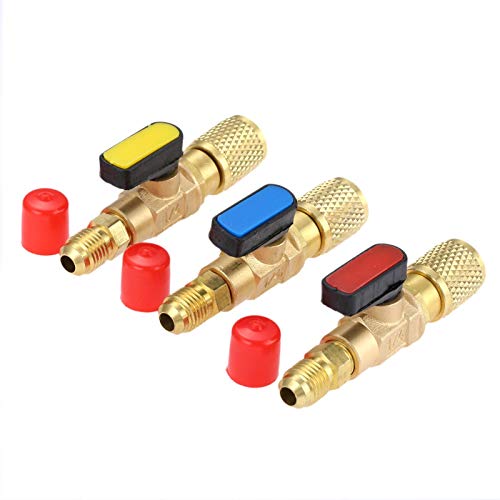 Professional AC Refrigerant Valve Adapter - 1/4" SAE Straight Shut-Off Tool for HVAC R410A R134A 7 Professional AC Refrigerant Valve Adapter - 1/4" SAE Straight Shut-Off Tool for HVAC R410A R134A - Image 7