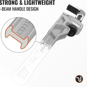 Klein Tools 18-Inch Heavy Duty Pipe Wrench 2.5-Inch Jaw Capacity