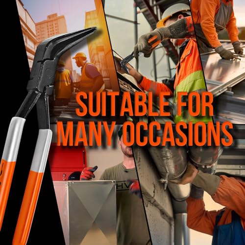 SUZUME 3PC Sheet Metal Bender Set Straight 45 90 Degree HVAC Roofing Tool 5 SUZUME 3PC Sheet Metal Bender Set Straight 45 90 Degree HVAC Roofing Tool - Image 5