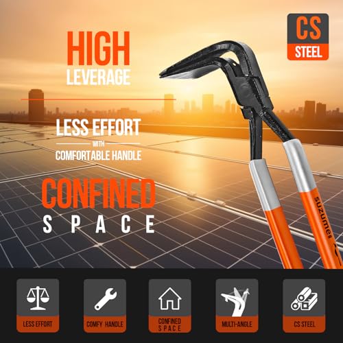 SUZUME 3PC Sheet Metal Bender Set Straight 45 90 Degree HVAC Roofing Tool 2 SUZUME 3PC Sheet Metal Bender Set Straight 45 90 Degree HVAC Roofing Tool - Image 2