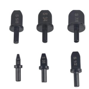 HVAC Copper Pipe Swaging Tool Set 6pc Flaring Drill Bit Kit