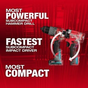 Milwaukee M12 FUEL Brushless Drill Impact Driver Kit 2-Tool Set