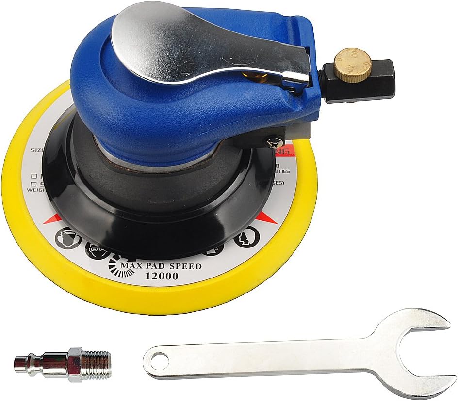 6 Inch Random Orbital Air Sander Professional Pneumatic Tool 5 6 Inch Random Orbital Air Sander Professional Pneumatic Tool - Image 5