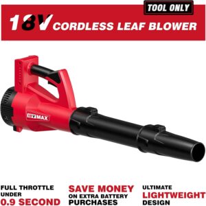 Milwaukee M18 Cordless Leaf Blower 125 MPH 450 CFM Outdoor Cleanup Tool