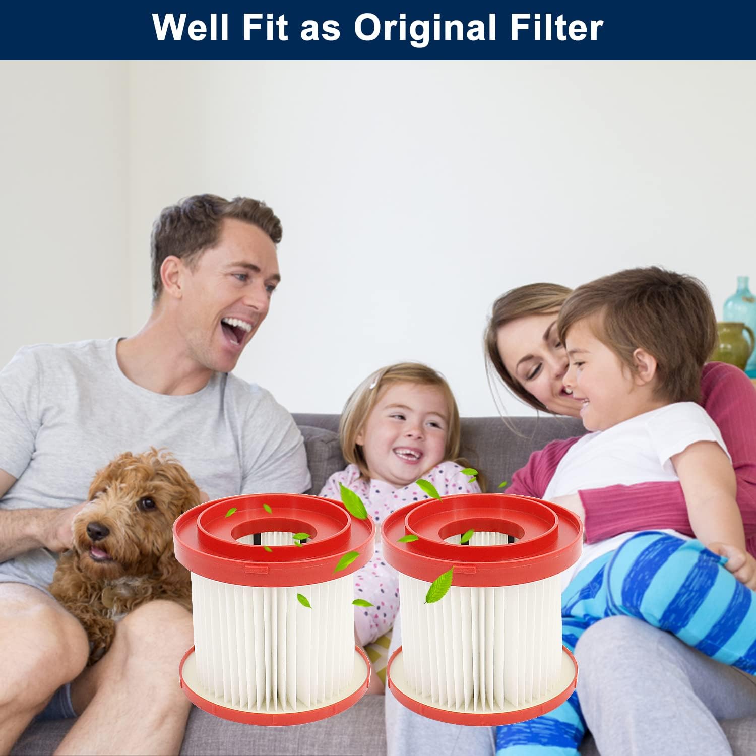 Milwaukee M18 Vacuum Filter 2-Pack 49-90-1900 for 0780-20 0880-20 7 Milwaukee M18 Vacuum Filter 2-Pack 49-90-1900 for 0780-20 0880-20 - Image 7