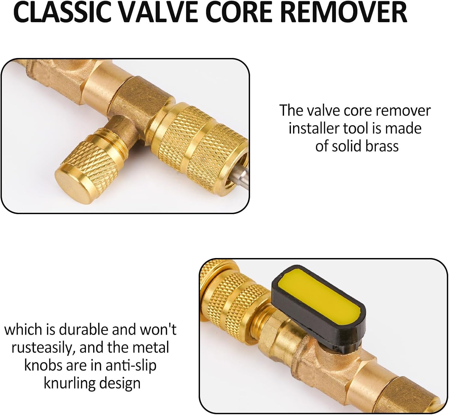 T6 Valve Core Tool Dual 1/4 5/16 HVAC R32 R410A AC Repair Kit 4 T6 Valve Core Tool Dual 1/4 5/16 HVAC R32 R410A AC Repair Kit - Image 4