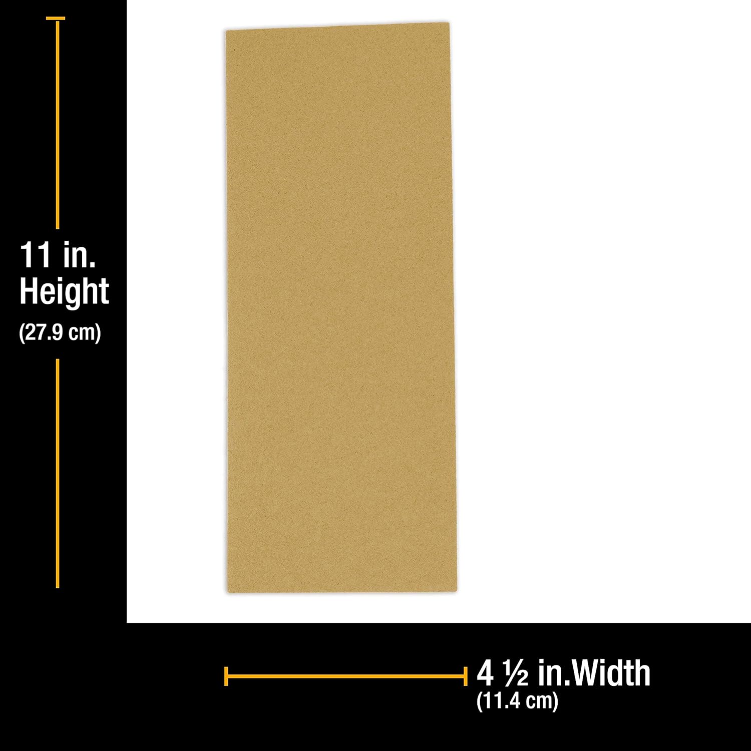 Dura-Gold 180 Grit Sandpaper Sheets 1/2 Sheet Hook Loop 16 Pack 4.5x11 2 Dura-Gold 180 Grit Sandpaper Sheets 1/2 Sheet Hook Loop 16 Pack 4.5x11 - Image 2