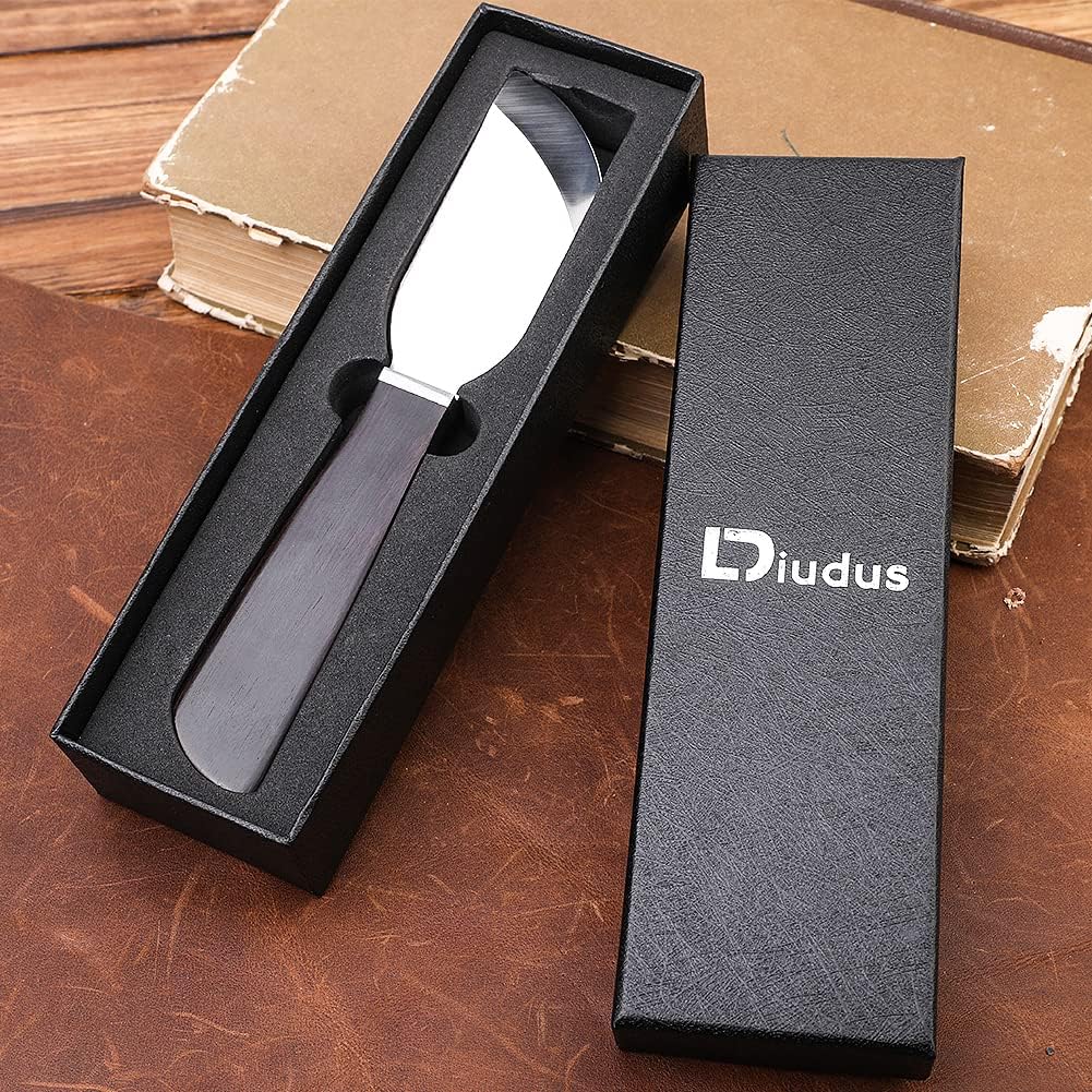 Professional Leather Skiving Knife with Wooden Handle for DIY Crafts 3 Professional Leather Skiving Knife with Wooden Handle for DIY Crafts - Image 3
