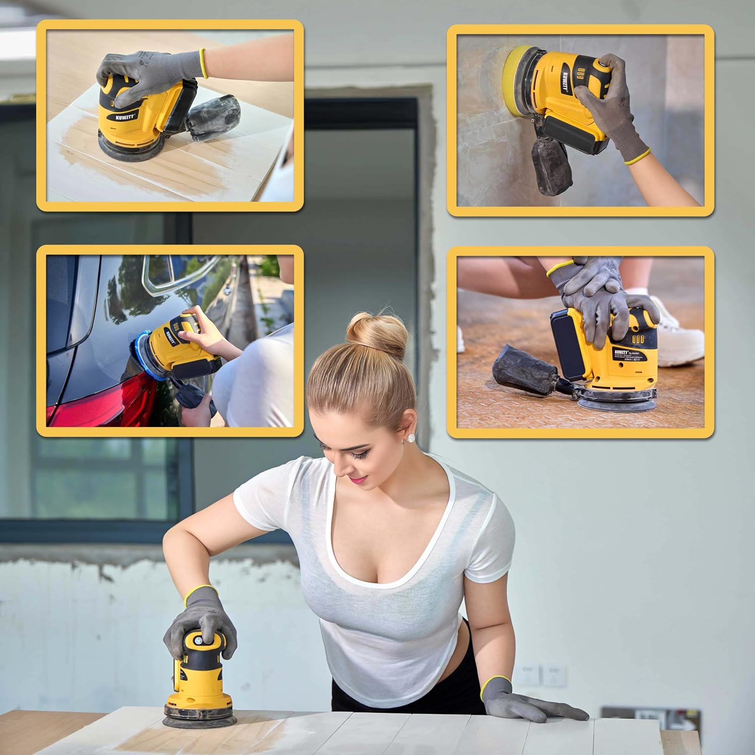 DEWALT 20V 5-Inch Orbital Sander Variable Speed Dust Collector 5 DEWALT 20V 5-Inch Orbital Sander Variable Speed Dust Collector - Image 5