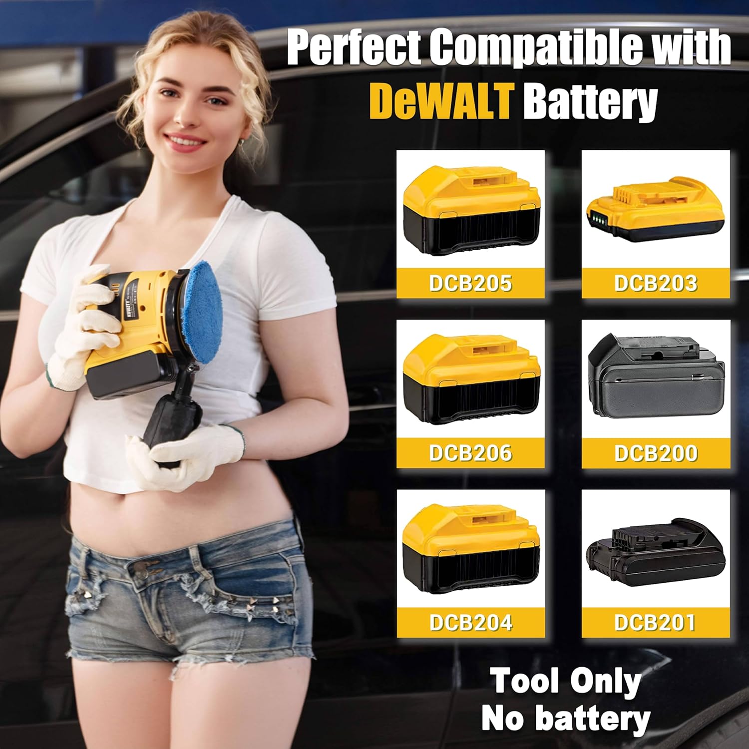 DEWALT 20V 5-Inch Orbital Sander Variable Speed Dust Collector 2 DEWALT 20V 5-Inch Orbital Sander Variable Speed Dust Collector - Image 2