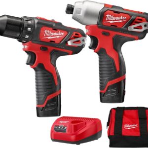 M12 Drill/Impact Combo Kit - Milwaukee 2494-22