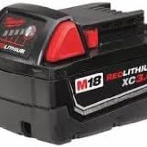 Milwaukee 48-11-1828 Genuine OEM M18 3 Amp Hour 18V Lithium Ion XC Extended Capacity Battery with Redlink Intelligence and Extreme Weather Performance