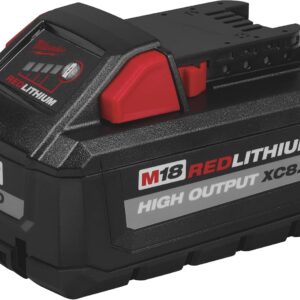 Milwaukee 48-11-1880 M18 REDLITHIUM HIGH OUTPUT 18v 8.0 Ah Lithium-Ion Battery Pack