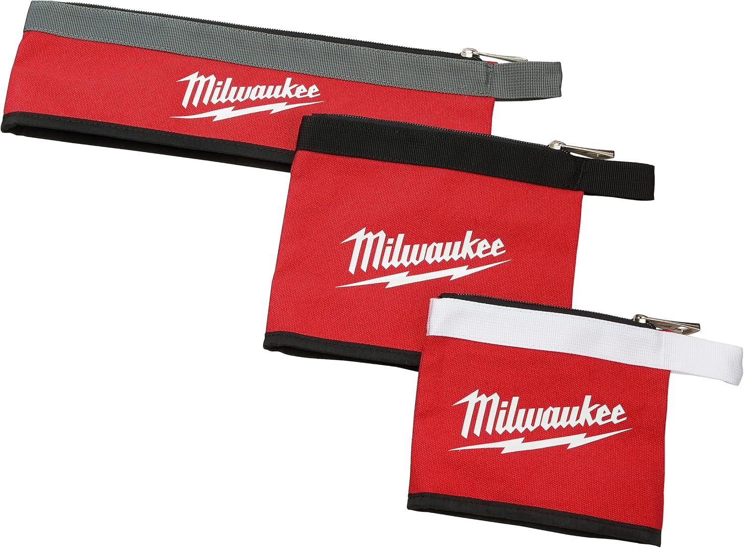 Zipper Pouch Set 3-Pack Multi-Size Storage Bags for Organization 1 Zipper Pouch Mlt-Size 3p