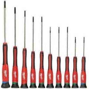 for Milwaukee Tool 48-22-2612 10 Pc. Precision Screwdriver Set