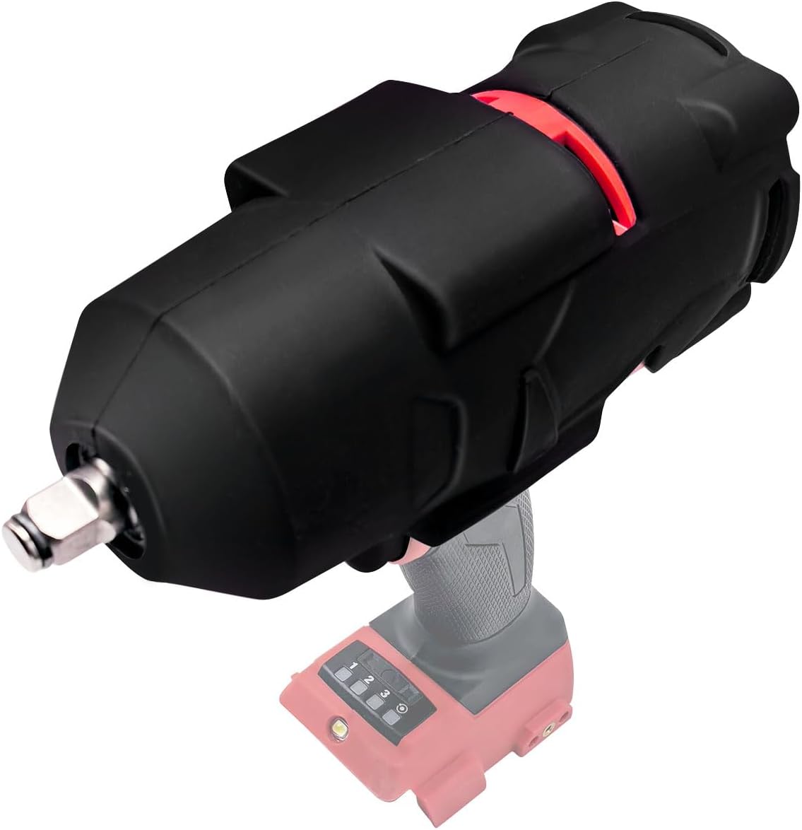 Protective Boot Cover for Milwaukee M18 FUEL 2864-20 Impact Wrench 1 1pcs 49-16-2864 Impact Protective Boot for milwaukee M18 3/4" FUEL Torque Impact Wrench 2864-20 Electric Tools black