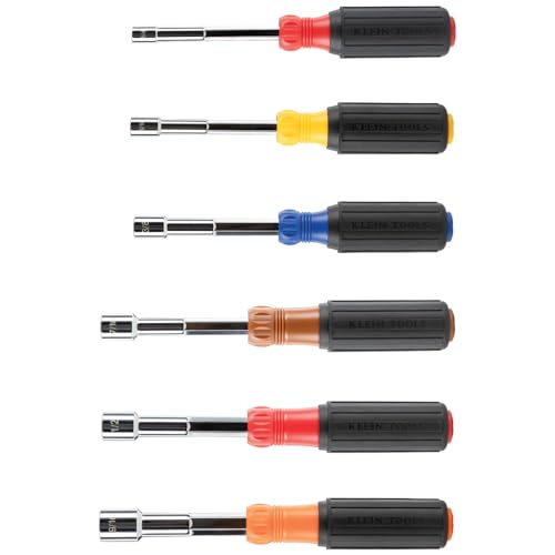 Klein Tools 6-Piece Hollow Shaft Nut Driver Set 1/4-9/16 Inch 9 Klein Tools 6-Piece Hollow Shaft Nut Driver Set 1/4-9/16 Inch - Image 9