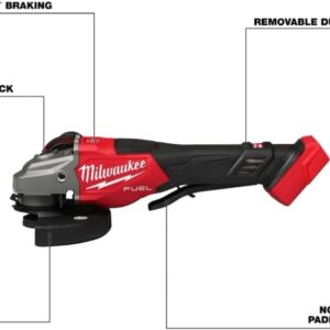 Milwaukee M18 FUEL 18V Brushless 4.5/6in Grinder w/ Brake Tool Only