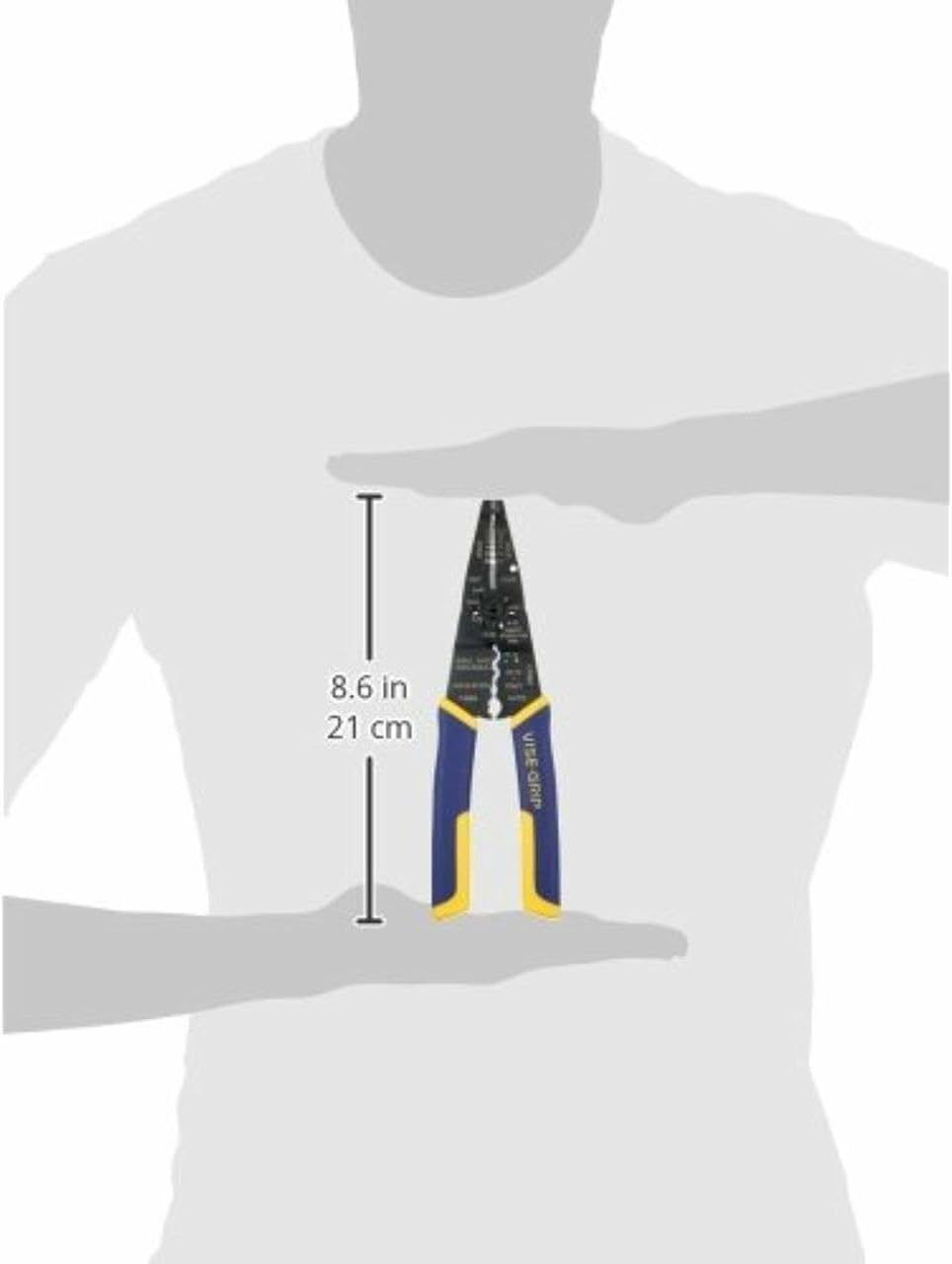 IRWIN 8" Wire Stripper Pliers 10-22 AWG ProTouch Comfort Grip 4 IRWIN 8" Wire Stripper Pliers 10-22 AWG ProTouch Comfort Grip - Image 4