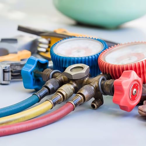Hromee 60" AC Charging Hose 1/4 SAE 800 PSI HVAC Refrigerant Line 1 hvac tools pressure