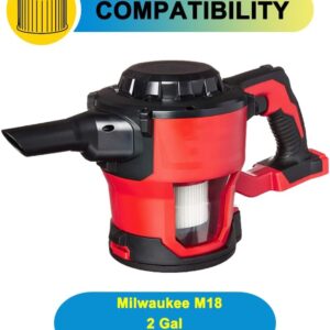 3 Pack Milwaukee M18 Vacuum Filters 49-90-1951 for 0882-20 Vac
