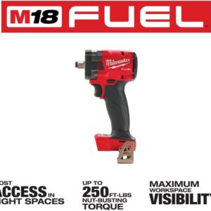 Milwaukee 2855-20 18V Brushless 1/2″ Impact Wrench Friction Ring
