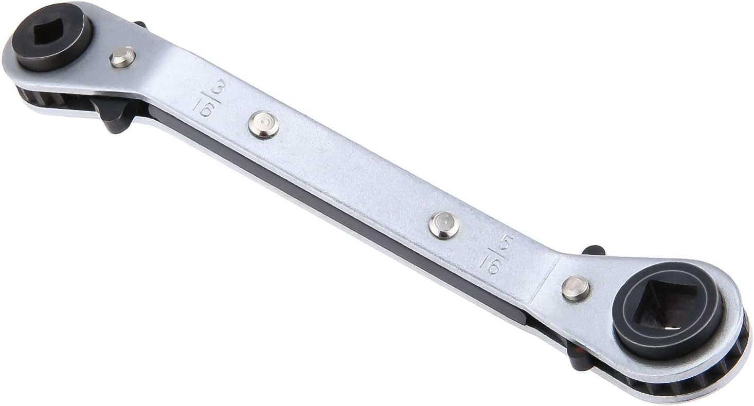 4-in-1 HVAC Ratchet Wrench Set for AC Refrigeration Service Tool 1 hvac tools wrench
