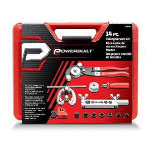 Powerbuilt 14PC Tubing Cutter Bender Flaring Tool Kit HVAC Auto